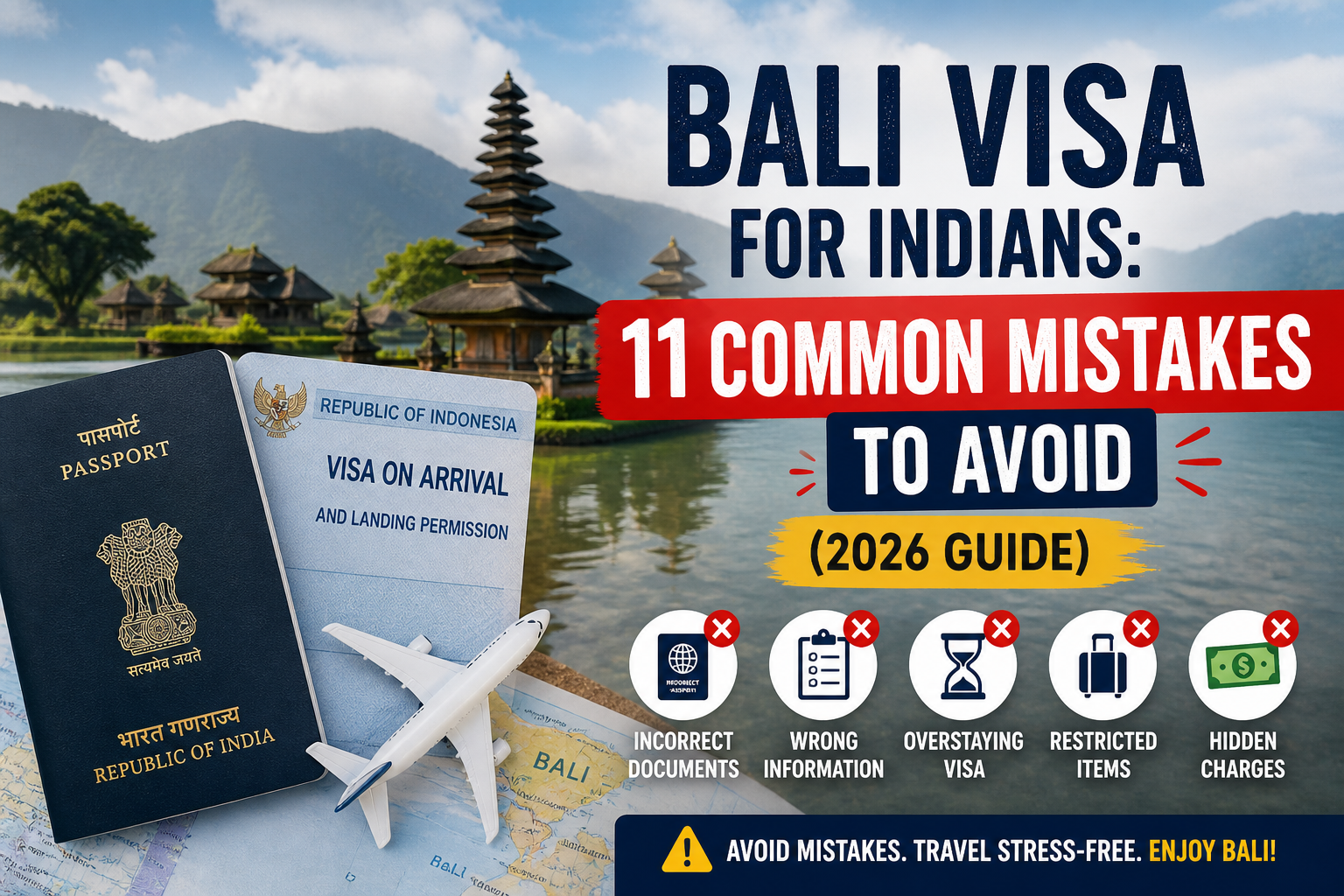 Bali visa mistakes